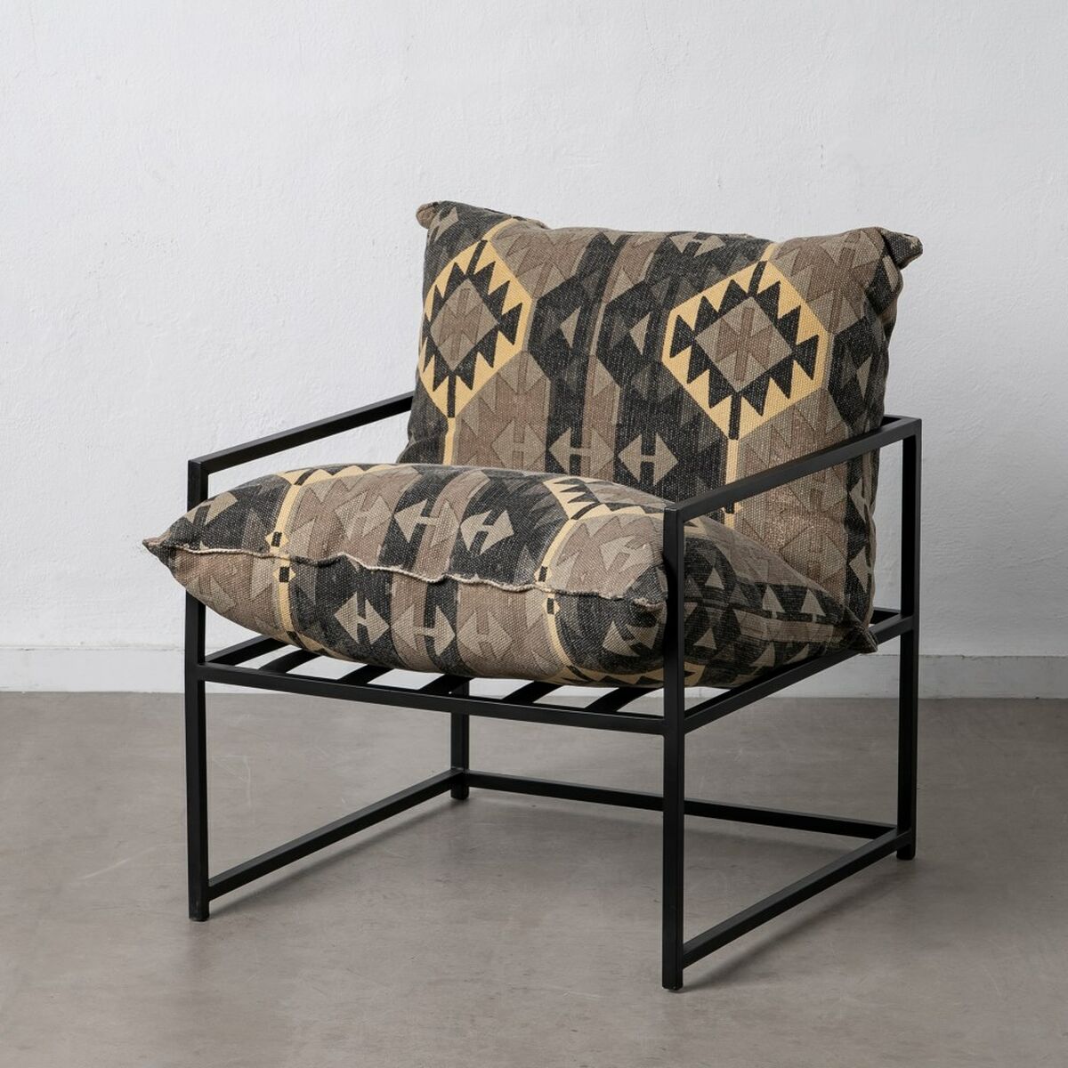 Poltrona Preto Taupe 70 x 84 x 86 cm